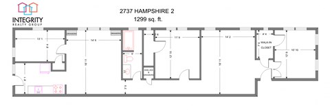Hampshire 2737, 2 Bedroom 1 Bath at Integrity Cleveland Heights, Cleveland Heights, OH
